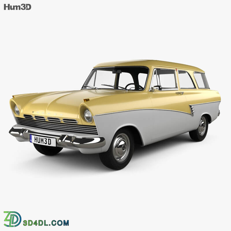 Hum3D Ford Taunus P2 17M kombi 1957