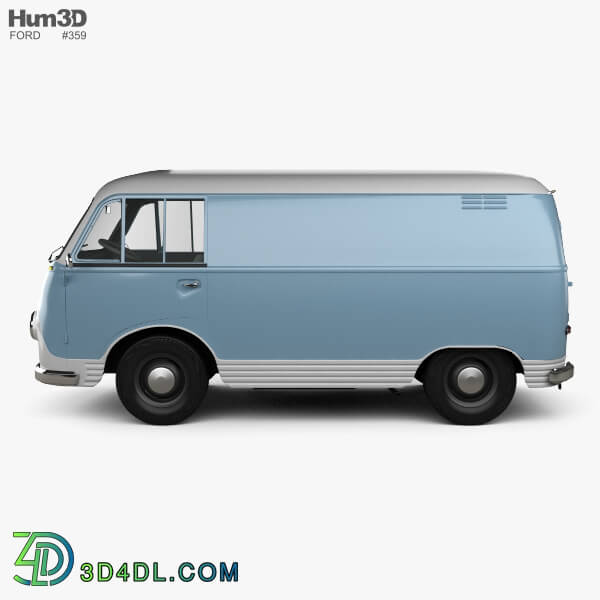 Hum3D Ford Taunus Transit FK1250 1963