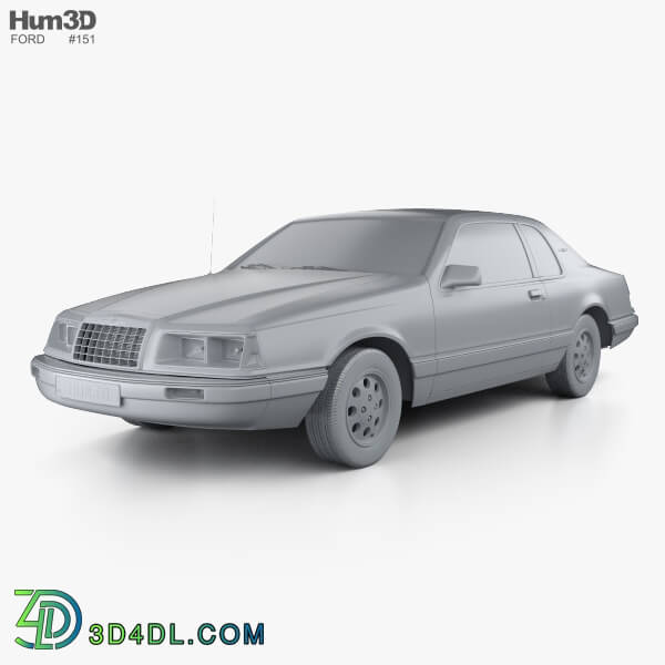 Hum3D Ford Thunderbird 1983