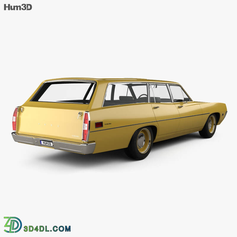 Hum3D Ford Torino 500 Station Wagon 1971