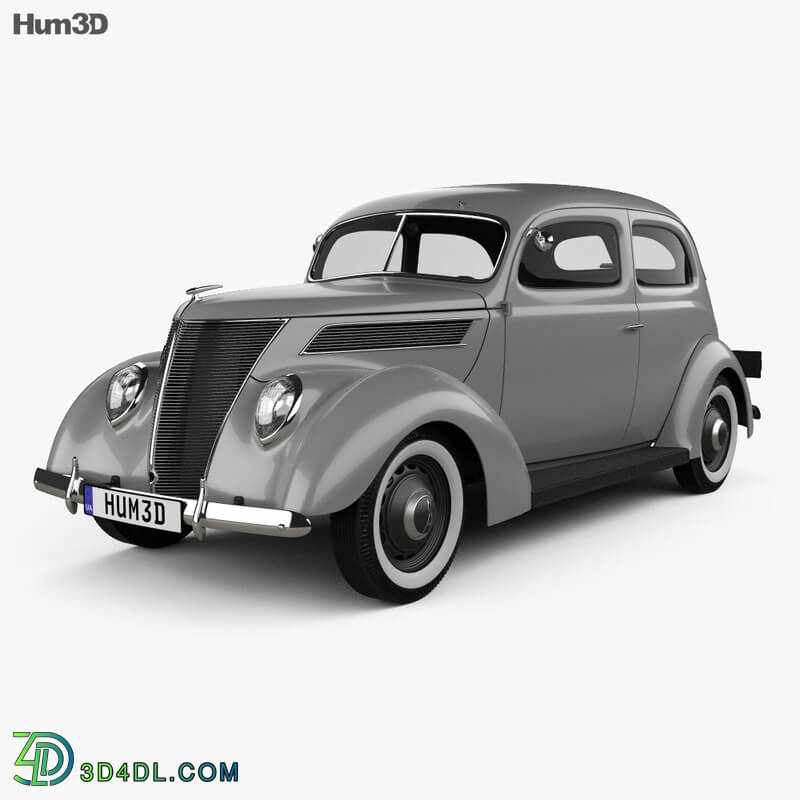 Hum3D Ford V8 Model 78 Standard (78 700A) Tudor Sedan 1937