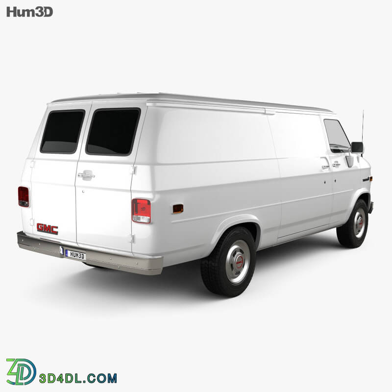 Hum3D GMC Vandura Panel Van 1992