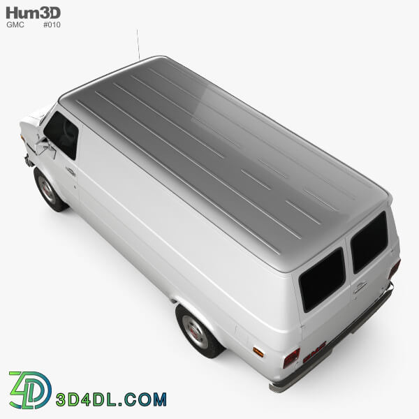 Hum3D GMC Vandura Panel Van 1992