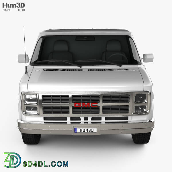 Hum3D GMC Vandura Panel Van 1992