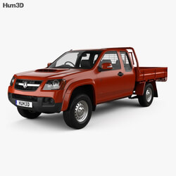 Hum3D Holden Colorado LX Space Cab Alloy Tray 2008 
