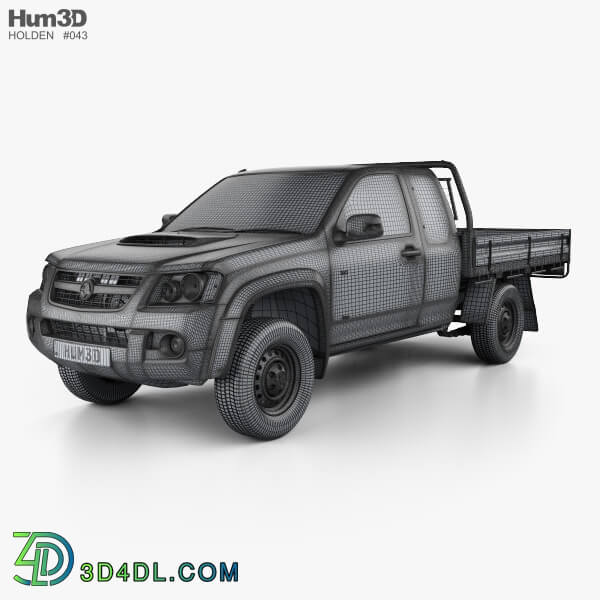 Hum3D Holden Colorado LX Space Cab Alloy Tray 2008