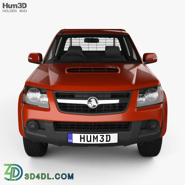 Hum3D Holden Colorado LX Space Cab Alloy Tray 2008