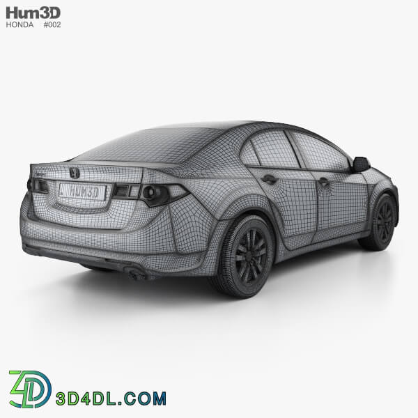 Hum3D Honda Accord sedan 2009