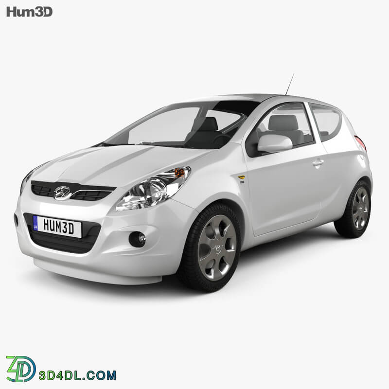 Hum3D Hyundai i20 3 door 2010