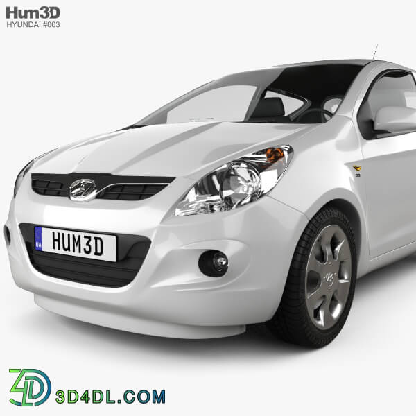 Hum3D Hyundai i20 3 door 2010