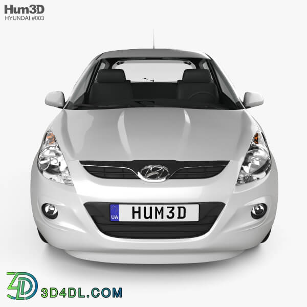 Hum3D Hyundai i20 3 door 2010