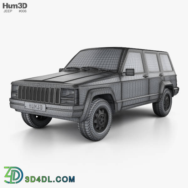 Hum3D Jeep Cherokee XJ 4 door 2001