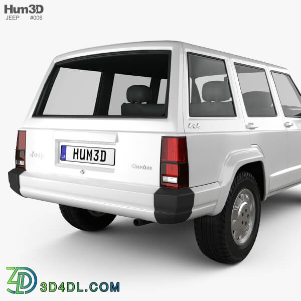 Hum3D Jeep Cherokee XJ 4 door 2001