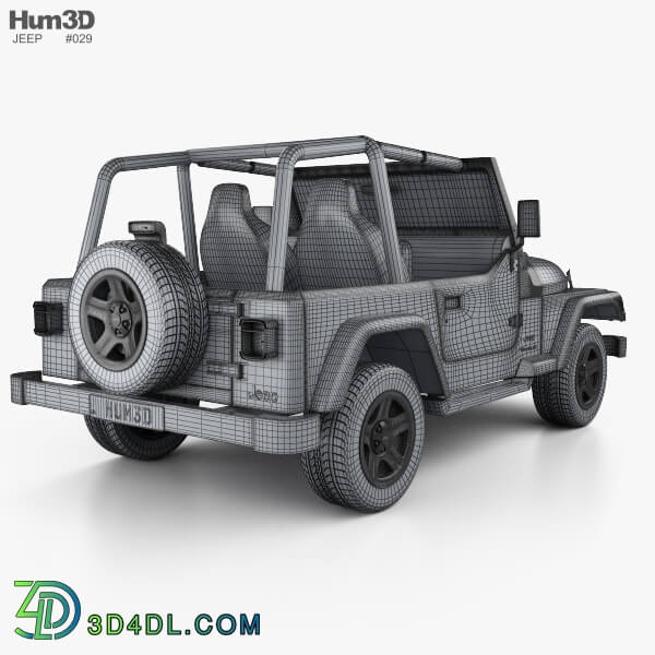 Hum3D Jeep Wrangler TJ 1997