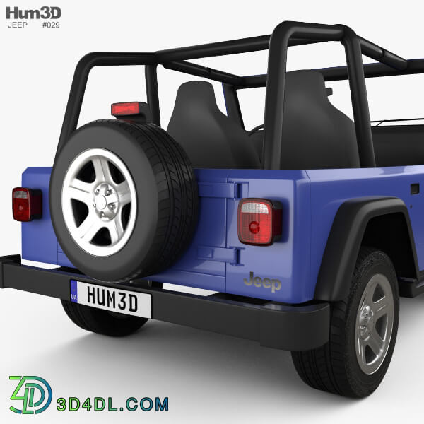 Hum3D Jeep Wrangler TJ 1997