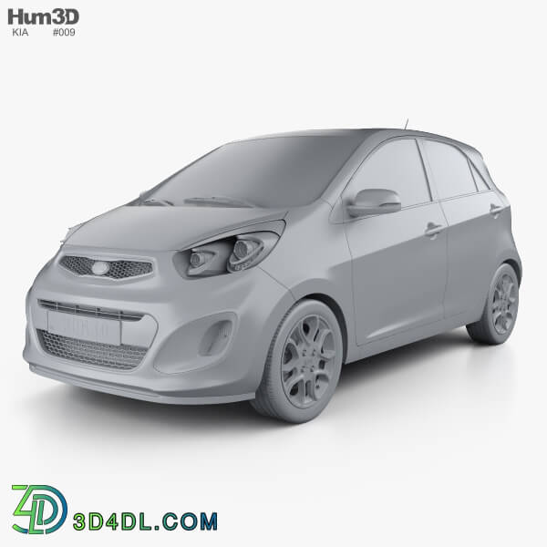 Hum3D Kia Picanto (Morning) 5 door 2012