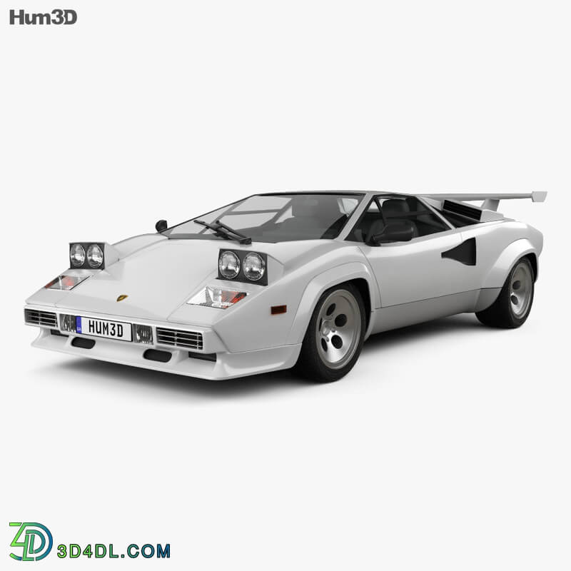 Hum3D Lamborghini Countach 5000 QV 1985