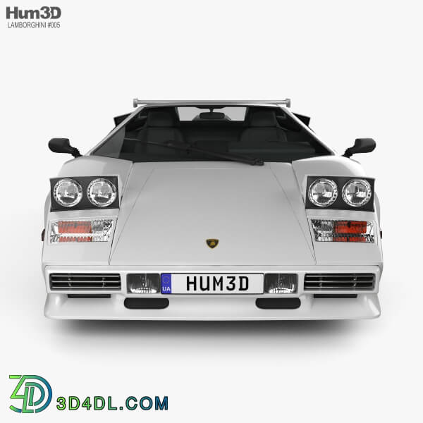 Hum3D Lamborghini Countach 5000 QV 1985