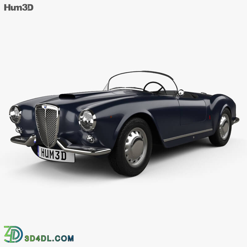 Hum3D Lancia Aurelia GT convertible 1954