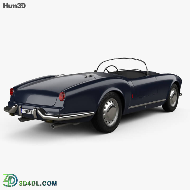 Hum3D Lancia Aurelia GT convertible 1954