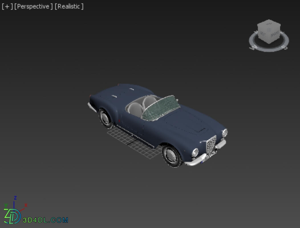 Hum3D Lancia Aurelia GT convertible 1954