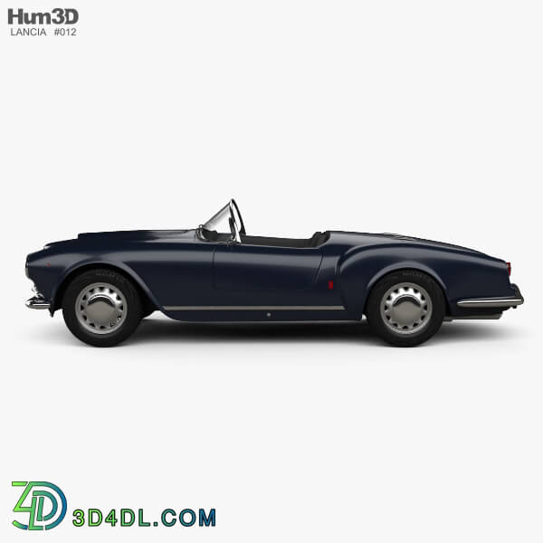 Hum3D Lancia Aurelia GT convertible 1954