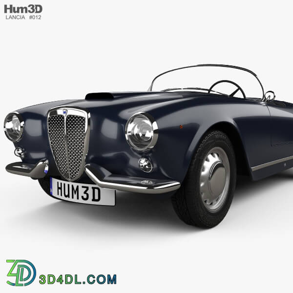 Hum3D Lancia Aurelia GT convertible 1954