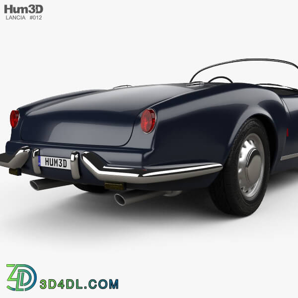 Hum3D Lancia Aurelia GT convertible 1954