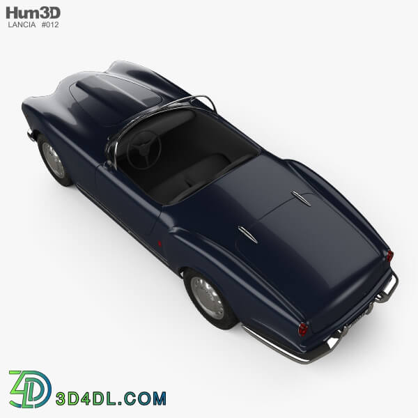 Hum3D Lancia Aurelia GT convertible 1954