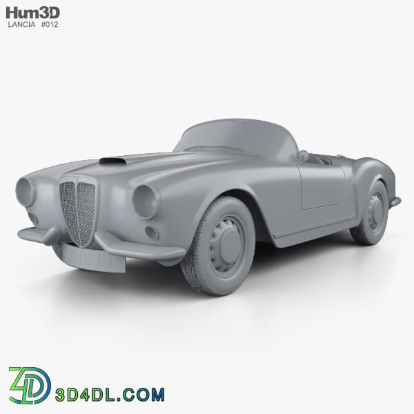 Hum3D Lancia Aurelia GT convertible 1954