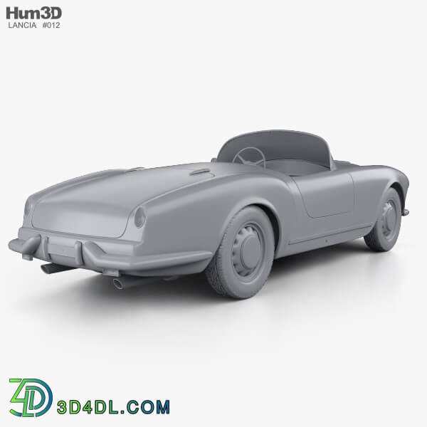 Hum3D Lancia Aurelia GT convertible 1954