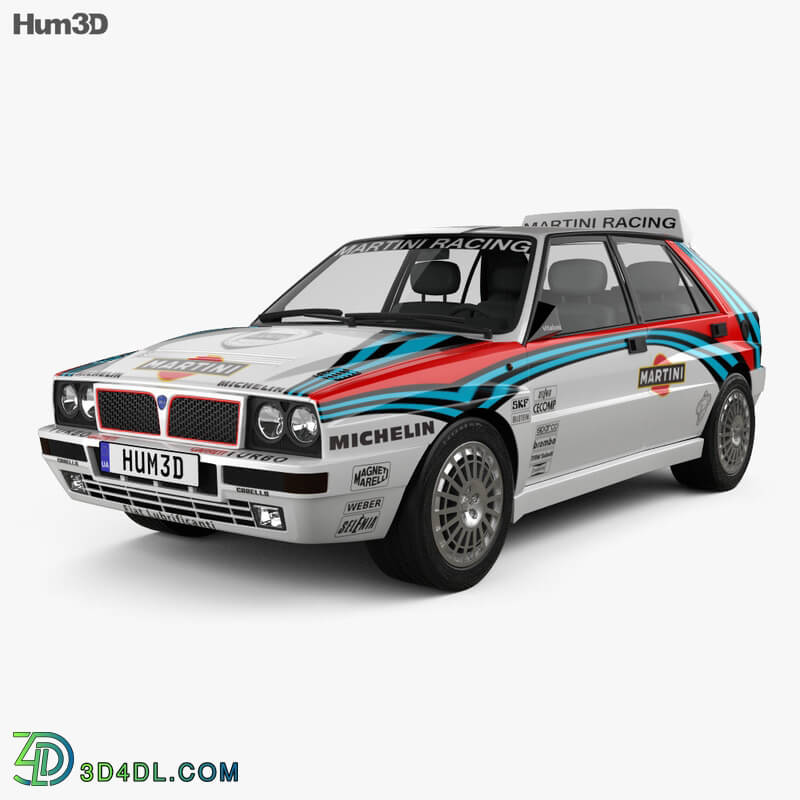 Hum3D Lancia Delta HF Integrale Martini 1992