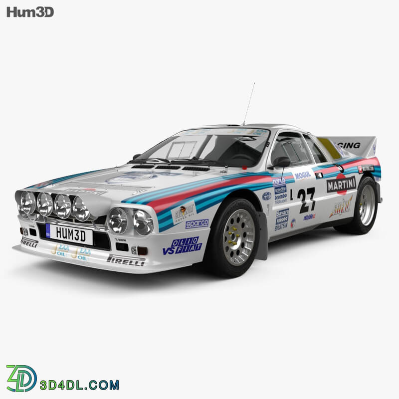 Hum3D Lancia Rally 037 WRC Group B 1983