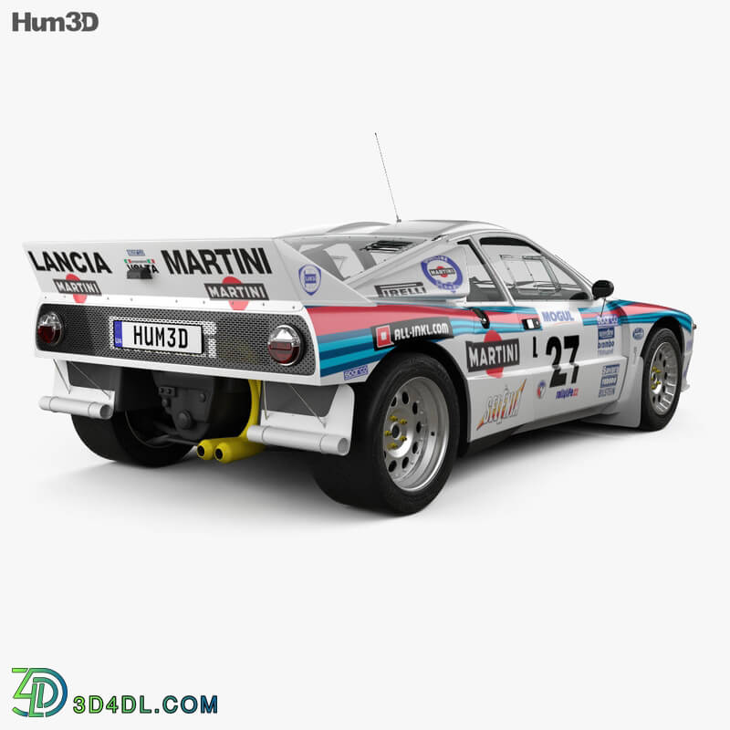 Hum3D Lancia Rally 037 WRC Group B 1983