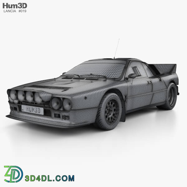 Hum3D Lancia Rally 037 WRC Group B 1983