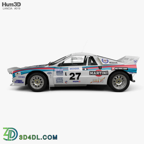 Hum3D Lancia Rally 037 WRC Group B 1983