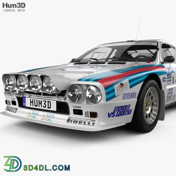 Hum3D Lancia Rally 037 WRC Group B 1983