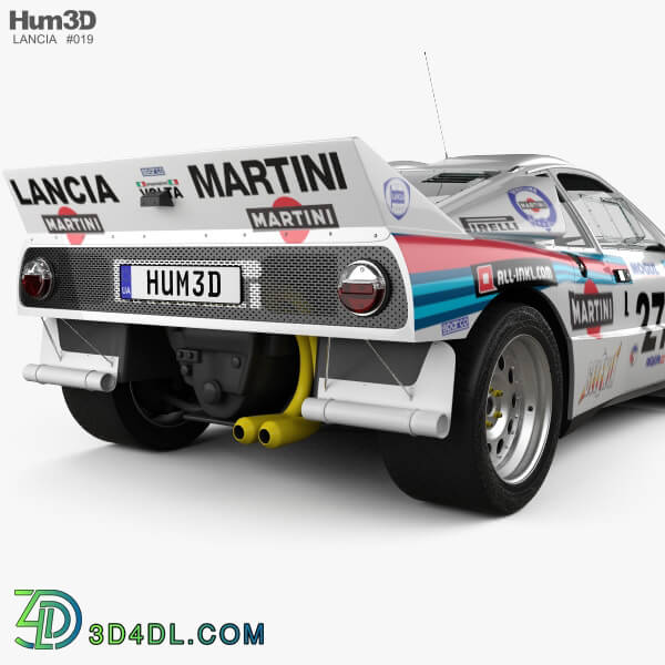 Hum3D Lancia Rally 037 WRC Group B 1983