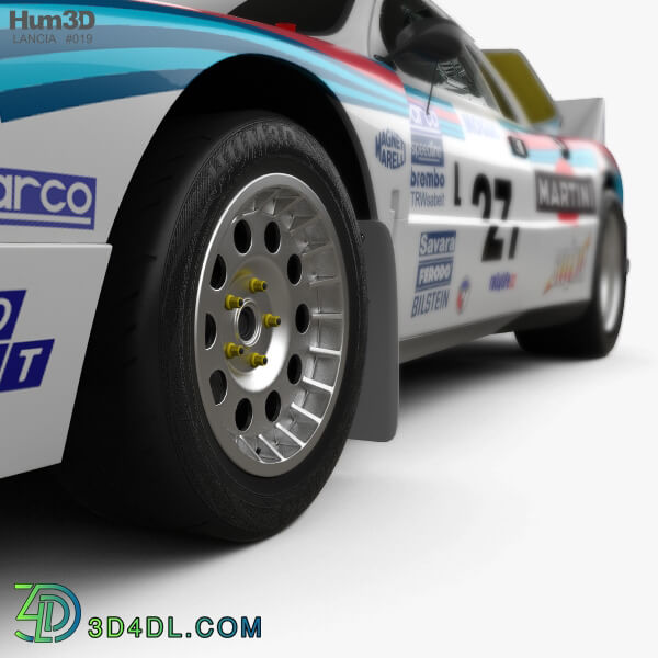 Hum3D Lancia Rally 037 WRC Group B 1983