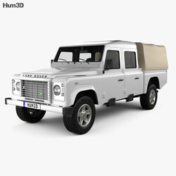 Hum3D Land Rover Defender 130 High Capacity Double Cab PickUp 2011 