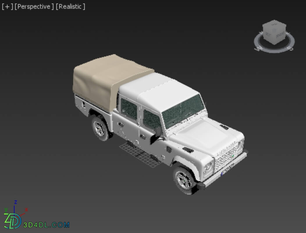 Hum3D Land Rover Defender 130 High Capacity Double Cab PickUp 2011