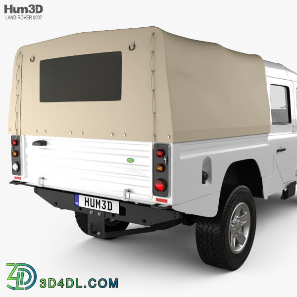 Hum3D Land Rover Defender 130 High Capacity Double Cab PickUp 2011