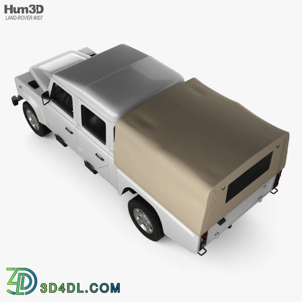 Hum3D Land Rover Defender 130 High Capacity Double Cab PickUp 2011