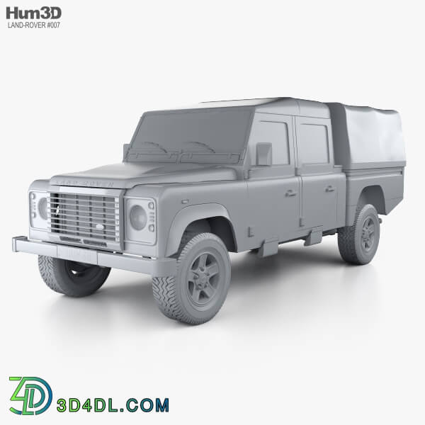 Hum3D Land Rover Defender 130 High Capacity Double Cab PickUp 2011