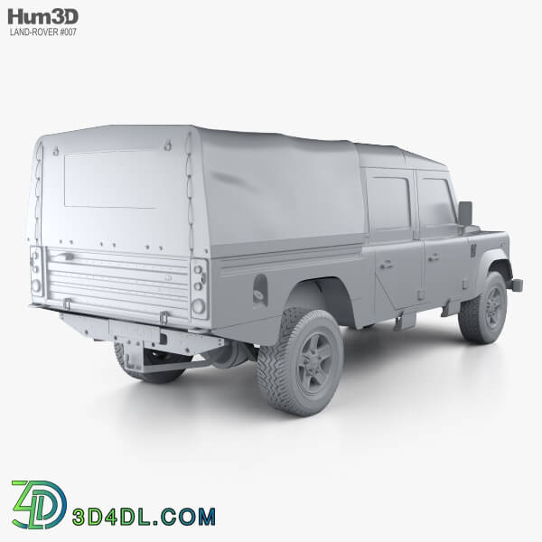 Hum3D Land Rover Defender 130 High Capacity Double Cab PickUp 2011