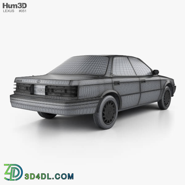 Hum3D Lexus ES 1989