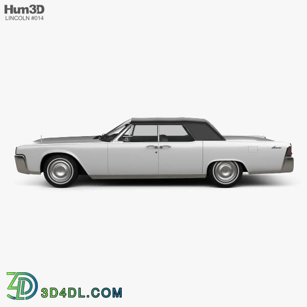 Hum3D Lincoln Continental convertible 1964