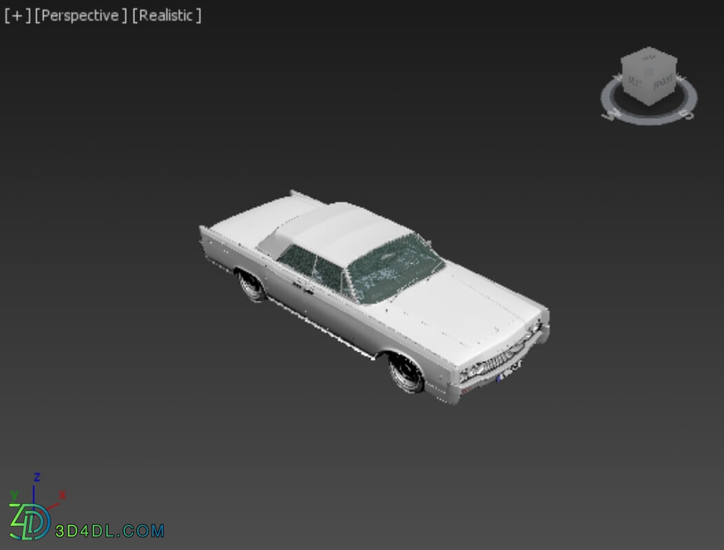 Hum3D Lincoln Continental convertible 1968