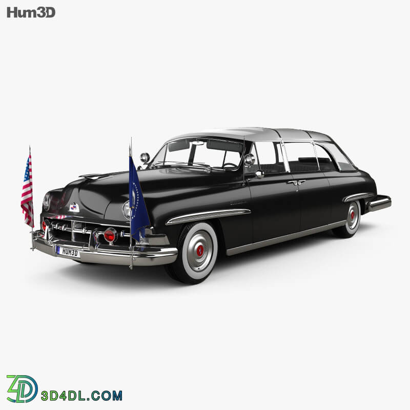 Hum3D Lincoln Cosmopolitan Presidential Limousine 1950