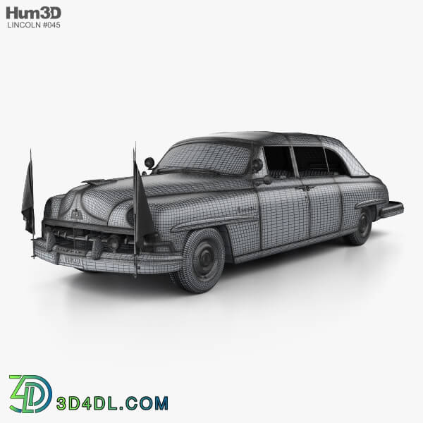 Hum3D Lincoln Cosmopolitan Presidential Limousine 1950